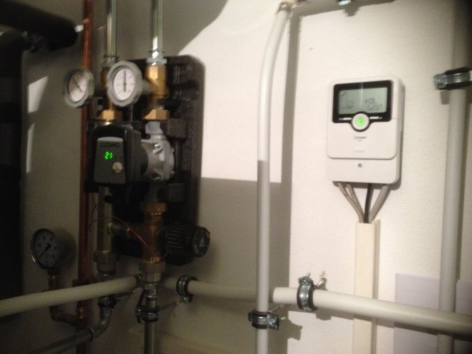 Festbrennstoff Steuerung