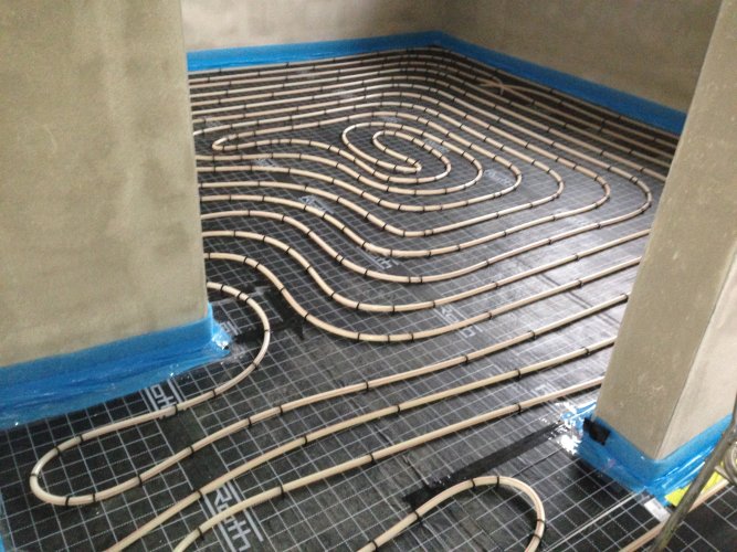 Fußbodenheizung
