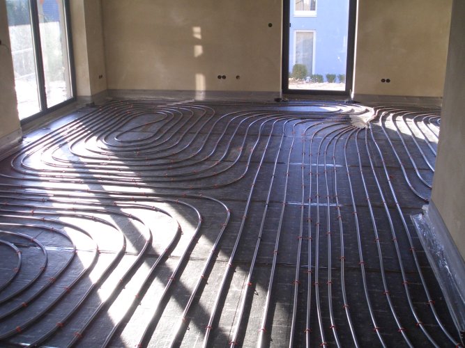 Fußbodenheizung